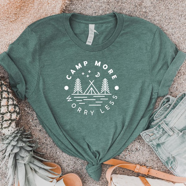 Camp More Worry Less Softstyle Tee