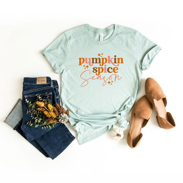 Pumpkin Spice Season Stars Short Sleeve Tee