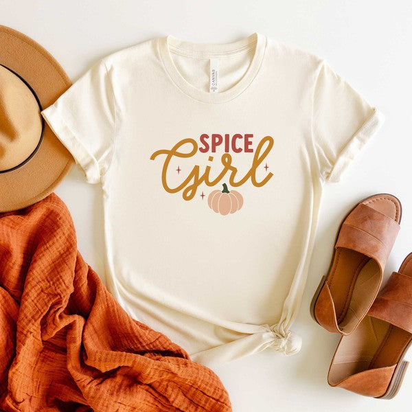 Spice Girl Pumpkin Short Sleeve Graphic Tee