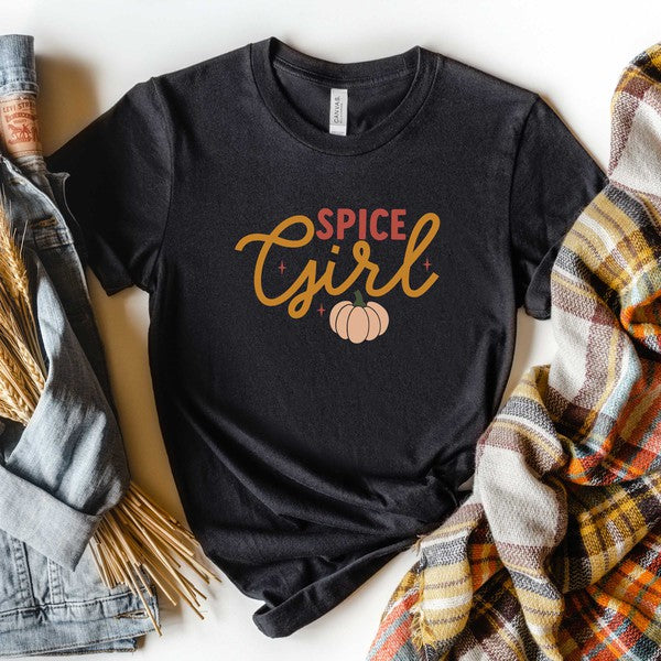 Spice Girl Pumpkin Short Sleeve Graphic Tee