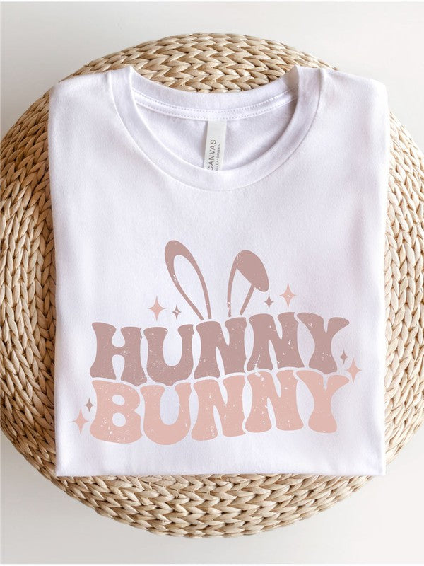 Distressed Hunny Bunny  Graphic Tee