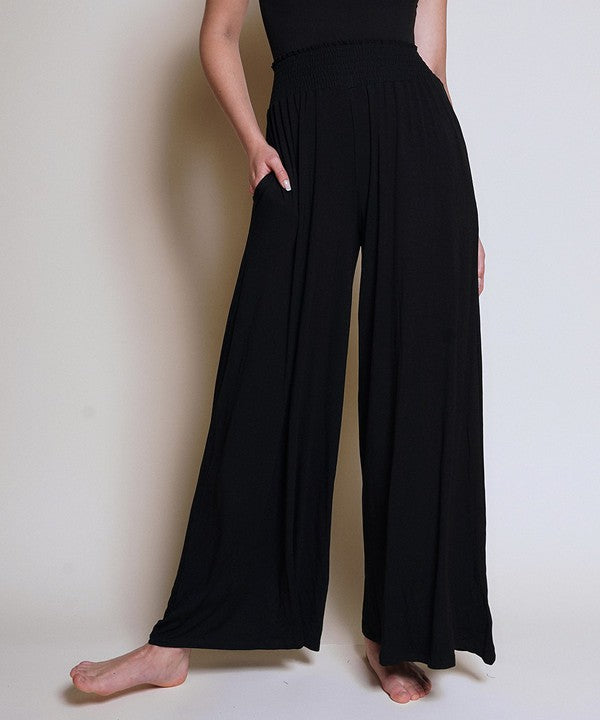 Bamboo Maxi Palazzo Pants