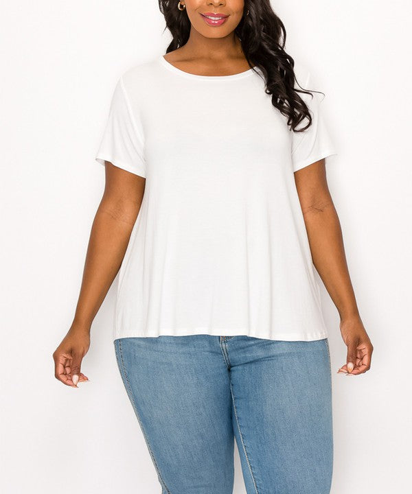 Bamboo classic top for curvy size