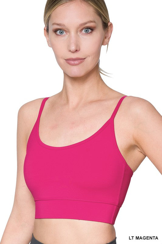 ATHLETIC ADJUSTABLE STRAP PADDED BRA