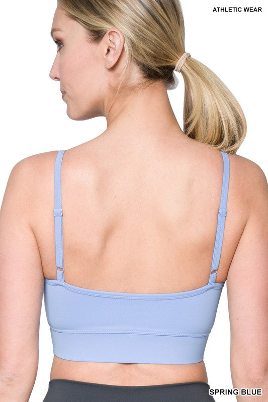 ATHLETIC ADJUSTABLE STRAP PADDED BRA