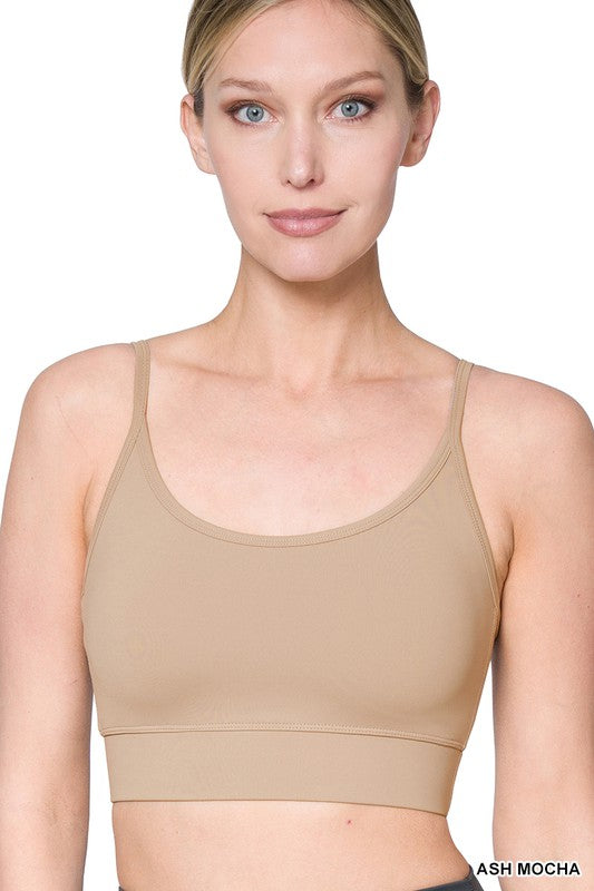 ATHLETIC ADJUSTABLE STRAP PADDED BRA