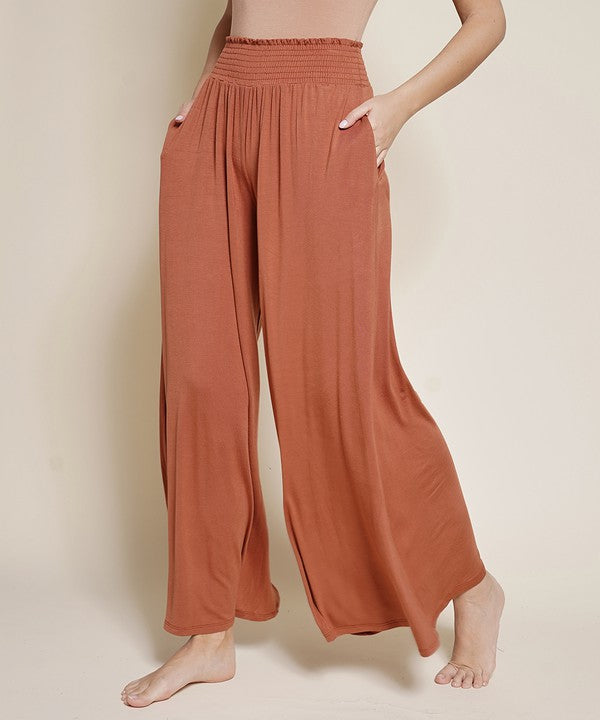 Bamboo Maxi Palazzo Pants