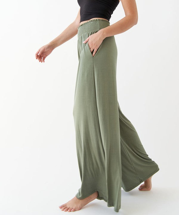 Bamboo Maxi Palazzo Pants