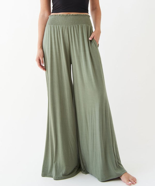 Bamboo Maxi Palazzo Pants