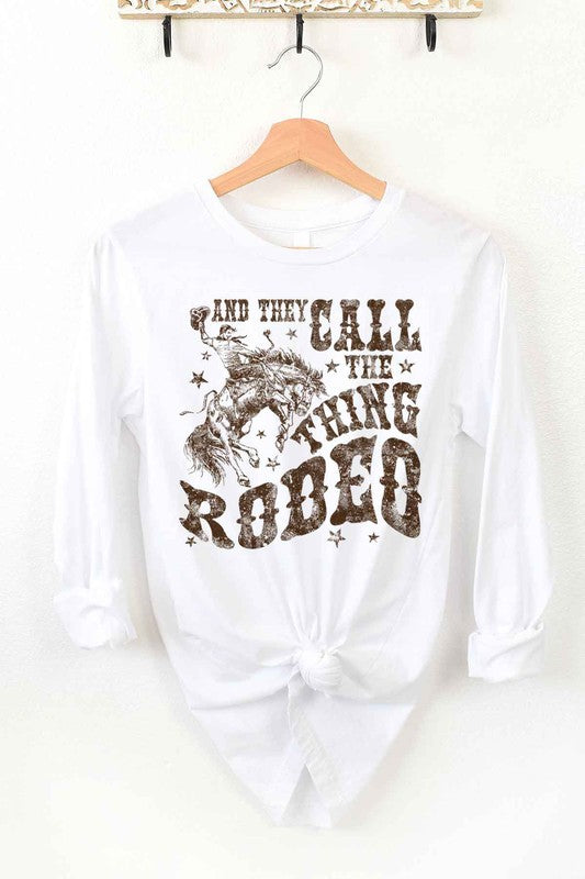 WESTERN RODEO COWBOYS LONG SLEEVE TEE