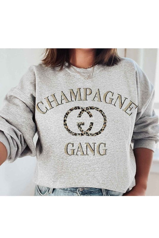 CHAMPAGNE GANG PLUS SIZE SWEATSHIRT