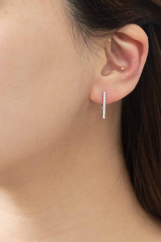 Edged Hoop Earrings