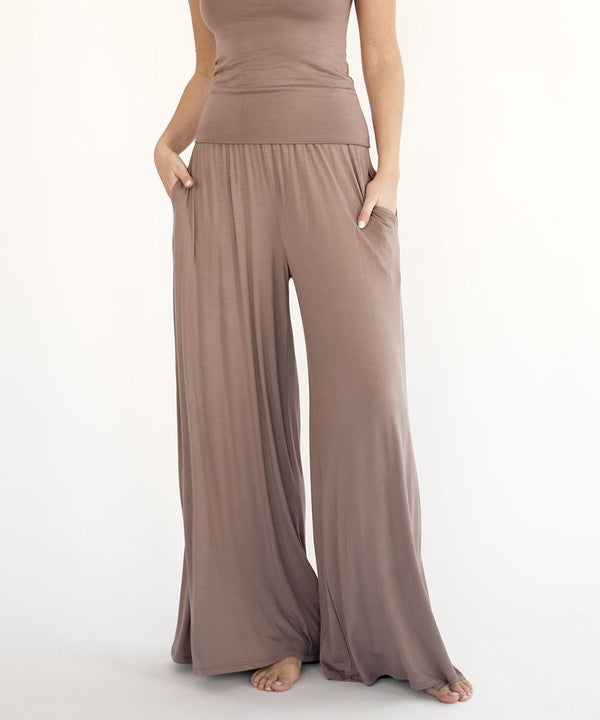 Bamboo Maxi Palazzo Pants